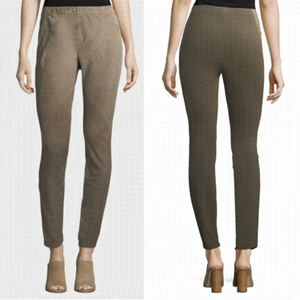 LAFAYETTE 148 | Suede and Ponte Riding Pants in Portobello